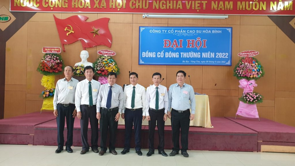 Cao su Hòa Bình dự kiến chia cổ tức tối thiểu 3% trong năm 2022